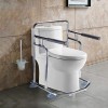 Elderly Assis Rails de sécurité pour toilettes avec cadre de sécurité à installation facile pour une mobilité limitée, handic