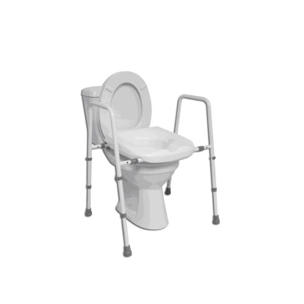 Nrs Healthcare Cadre de Toilettes avec Assise Mowbray à Largeur Réglable