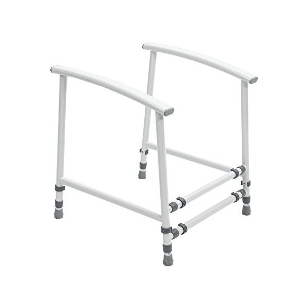 NRS Healthcare Nuvo P05218 Petite Childrens Toilet Frame - Height and Width Adjustable Eligible for VAT relief in the UK 