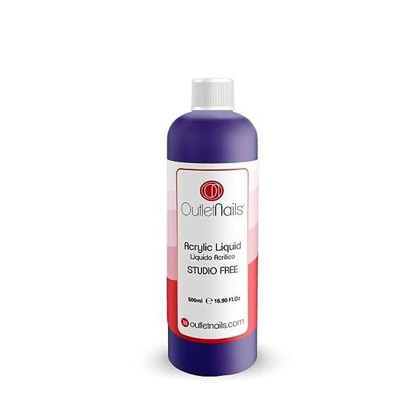 Liquide acrylique monomère Faible odeur 500ml / Monomère pour ongles acrylique à faible odeur/Liquide acrylique professionn