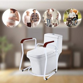 Châssis de toilette Châssis de toilette Aide à la mise en place des toilettes, cadre de sécurité pour les toilettes Aide à la