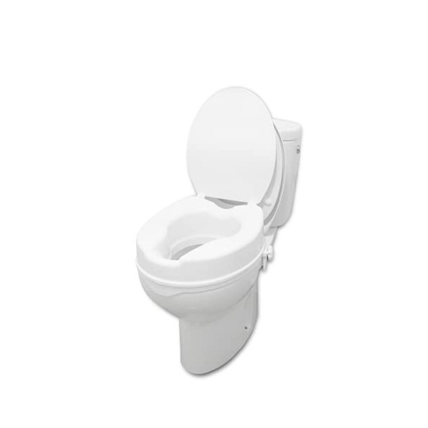 PEPE - Rehausseur WC Adulte 10 cm, Toilette Rehausseur de WC pour P