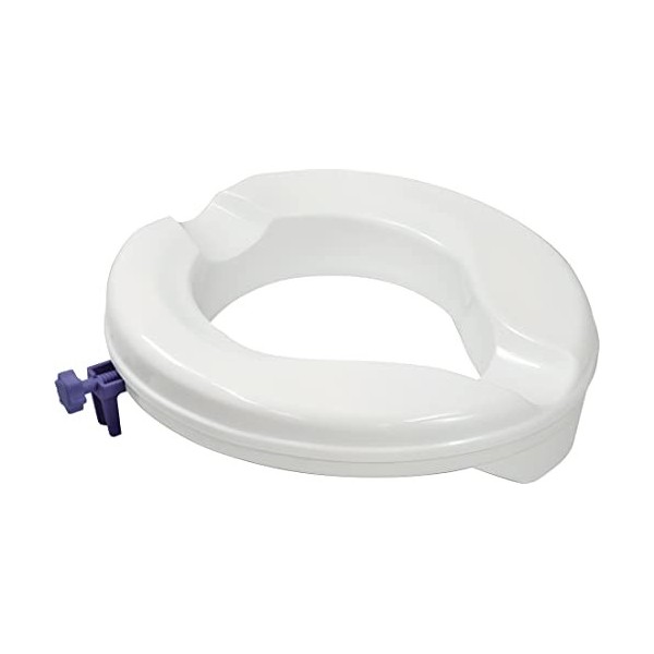 Aidapt Lunette Toilettes Surélevée - 100 mm 4 pouces Plastique