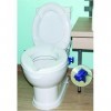 Aidapt Lunette Toilettes Surélevée - 100 mm 4 pouces Plastique