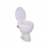 Drive Medical Rehausseur de toilettes avec couvercle, Ticco 2 G, Blanc