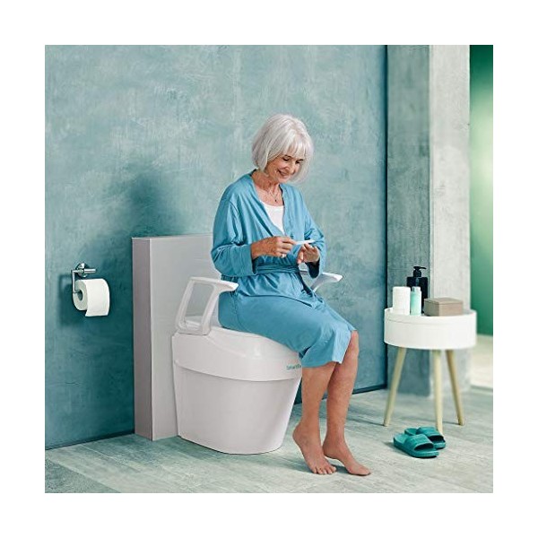 Rehausseur de toilette avec accoudoirs Etac Hi-Loo