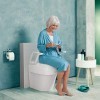 Dietz SmartFix 429112 Rehausseur WC avec accoudoirs Hauteur réglable sur 3 positions Blanc