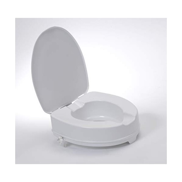 Drive Medical 12065RETAIL Réhausseur WC avec couvercle 10 cm