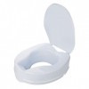 flexilife Health Abattant de WC avec couvercle - au choix 10cm ou 15cm - Rehausse toilette, rehausseur wc adulte 10 cm