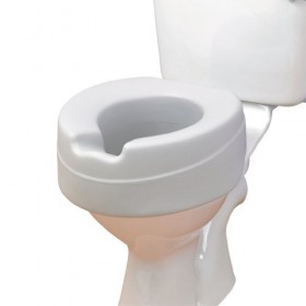 Dunimed Rehausseur de toilettes avec couvercle - 11 cm - Rehausseur