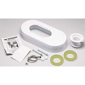 Toilevator Grand rehausseur de toilettes pour WC à grande base, 39,5 x 73,9 x 8,9 cm, capacité de 226,8 kg