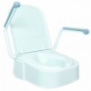 NRS Healthcare Siège de toilette surélevé avec accoudoirs