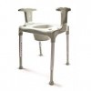 Etac Swift Tabouret Percé de Toilettes avec Accoudoirs