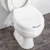 NRS Healthcare Linton Plus Raised Toilet Seat with Lid, 10 cm