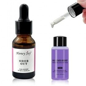 Kit dodeur liquide et de monomère en acrylique - 1,5 ml - Sans odeur - Avec réduction des odeurs monomères - NAP018-pêche-mo