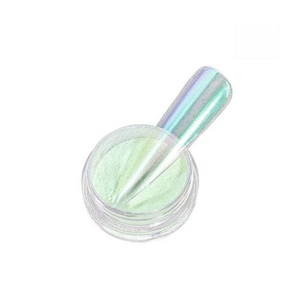 Effet Sucre Ongle Poudre de néon pour ongles Couleur de poudre arc-en- Poudre transparente de glace Poudre de Poudre de miroi