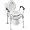 OasisSpace Abattant de toilette surélevé pour personnes âgées, handicapés, handicapés