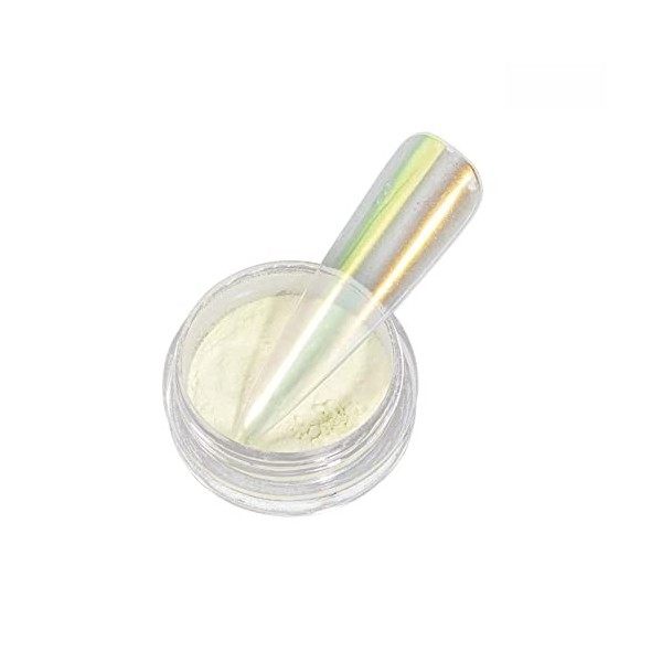 Poudre de néon pour ongles Couleur de poudre arc-en- Poudre transparente de glace Poudre de Poudre de miroir super flash Conv