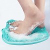 Laveur de Pieds de Douche, Foot Scrubber Douche Brosse Pieds avec Ventouse, Coussin de Massage Apaisant et Relaxant pour Nett