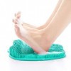 Nettoyage Pieds Laveur de Pieds de Douche, Ventouses Antidérapantes et Poils Forts doux, Soin Exfoliant des Masseur Pieds, Pr