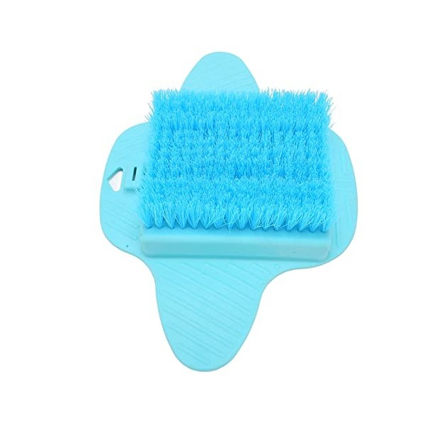 Brosse de Nettoyage des Pieds, épurateur de Pieds de Douche TPR Confortable au Toucher, Type Trou de Suspension, Poils Fins p