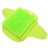 Brosse de Nettoyage des Pieds, épurateur de Pieds de Douche TPR Confortable au Toucher, Type Trou de Suspension, Poils Fins p