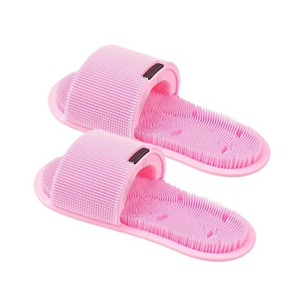 Brosse Pieds Douche, Foot Scrubber Douche Brosse Pieds, Pieds Douche Avec Ventouses Antidérapantes, Tapis Massage Exfoliant, 