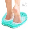 Laveur de Pieds de Douche,Brosse à Récurer pour Massage des Pieds de Douche avec Antidérapant et Poils Forts Doux pour Soins 