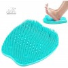 Laveur de Pieds de Douche,Brosse à Récurer pour Massage des Pieds de Douche avec Antidérapant et Poils Forts Doux pour Soins 