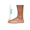 KMINA - Brosse Pieds Douche à Long Manche, Lave Pied Douche, Nettoyant Pied Douche avec Éponge, Brosse à Long Manche pour les