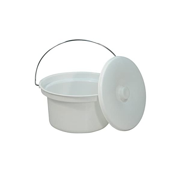 Seau Commode 5 L et Couvercle - Aidapt VS216