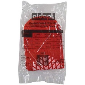 Aidapt Chaussettes Antidérapantes Double Face Taille 45-47 Rouge
