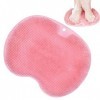 Eayoly Masseur nettoyant pour Pieds | Douche en Silicone | Brosse nettoyante pour Pieds en Silicone pour Sol Douche, Baignoir