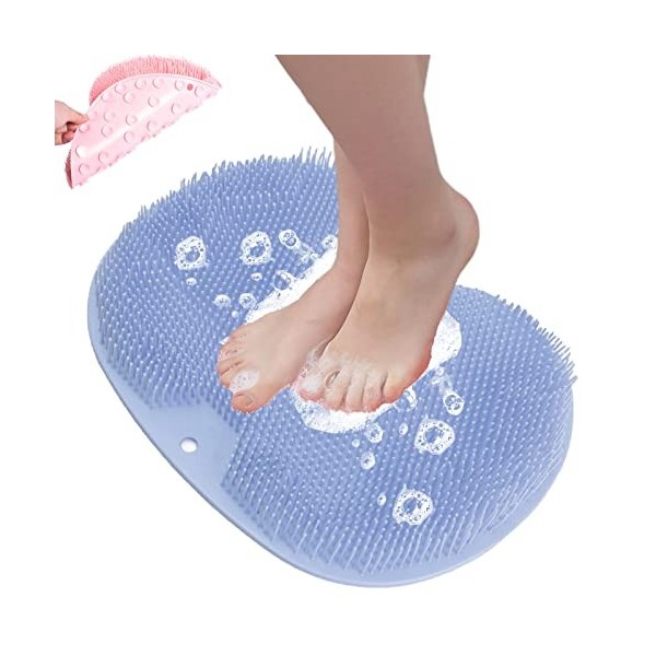 RUMENG Shower Foot & Back Scrubber, Massage Pad,Foot Scrubber Douche Brosse Pieds,éPurateur De Pieds Et De Dos De Douche, Cou