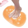 RUMENG Shower Foot & Back Scrubber, Massage Pad,Foot Scrubber Douche Brosse Pieds,éPurateur De Pieds Et De Dos De Douche, Cou