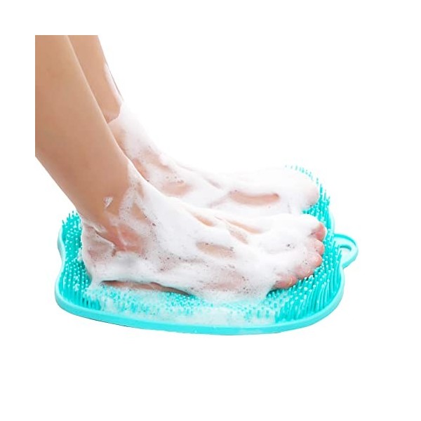 Tapis de douche exfoliant pour pieds avec ventouse antidérapante, réduit les douleurs aux pieds et améliore la circulation sa