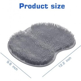 Brosse Pieds Douche, Foot Scrubber Douche avec Antidérapant Ventouses, Masse vos Pieds Sans se pencher, Circulation du Pied e