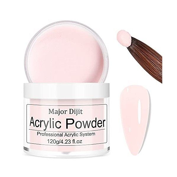 120g de poudre acrylique,poudre dongle acrylique 4.23 oz de grande capacité,polymère professionnel pour la manucure français