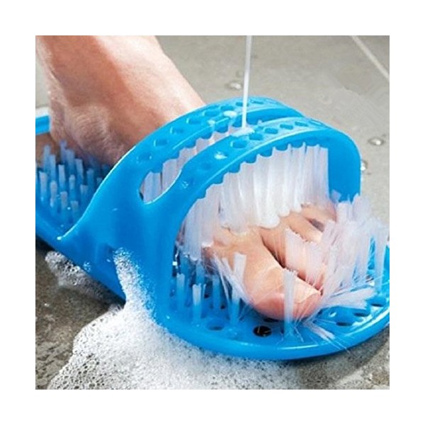 JOEBO Nouvelle Chaussure de Bain en Plastique Chaude Pierre Ponce épurateur de Pieds Brosse de Douche pantoufles/57