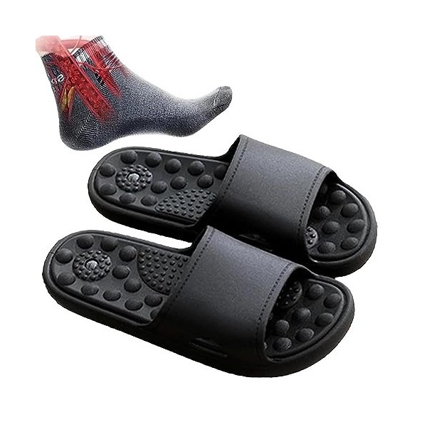 réflexologie, Chaussures bain pieds massage antidérapantes Soft Light, massage pour femme pour chambre à coucher, salle bain,