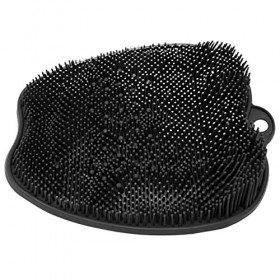 Tapis de Récurage des Pieds, Améliore la Circulation des Pieds, Douche, Masseur de Pieds, Récureur en Silicone Anti-dérapant 
