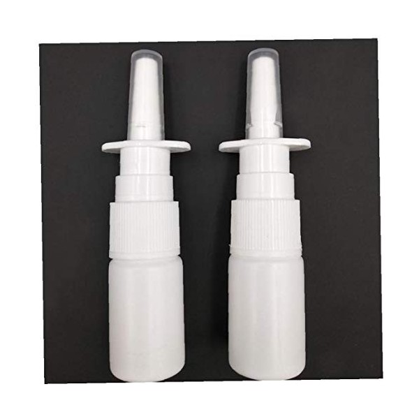 Romote 1pcs / Lot 10ml Blanc Vide en Plastique Spray Nasal Bouteilles Pompe du pulvérisateur Mist Nez Vaporisateur Refillable