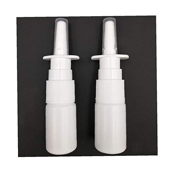 Romote 1pcs / Lot 10ml Blanc Vide en Plastique Spray Nasal Bouteilles Pompe du pulvérisateur Mist Nez Vaporisateur Refillable