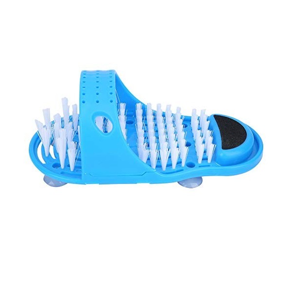 Oumefar Masseur de Pied de Douche Nettoyant pour Pieds Durable Chaussures Brosse de Nettoyage des Pieds pour Salle de Bain