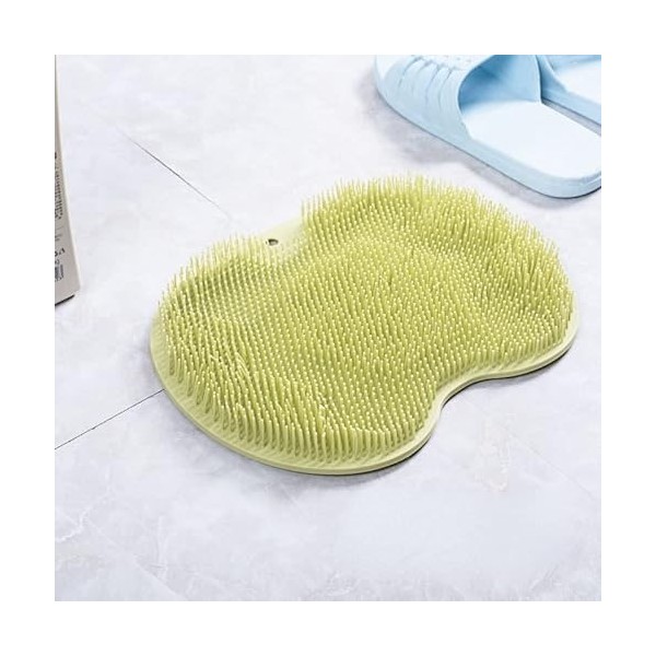 AdirHome Masseur nettoyant pour épurateur de pieds, tapis en silicone exfoliant pour la peau morte, la circulation antidérapa