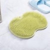 AdirHome Masseur nettoyant pour épurateur de pieds, tapis en silicone exfoliant pour la peau morte, la circulation antidérapa