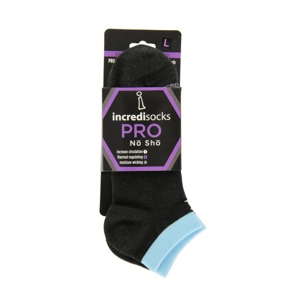 incrediwear Pro no-sho Grand Chaussettes Bleu