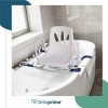 OrtoPrime Chaise de salle de bain pivotante à 360° - Siège pivotant pour Personnes âgées ou Handicapées - Chaise de Salle de 