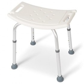 Dunimed Tabouret de Douche – Hauteur réglable 39-52 cm – Siège de Douche antidérapant – Aide à la Douche – Siège de Bain… av