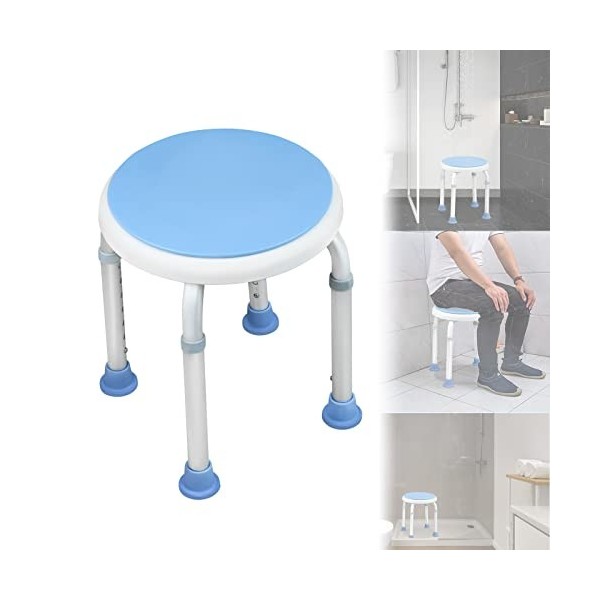 Tabouret de douche Dunimed - réglable en hauteur